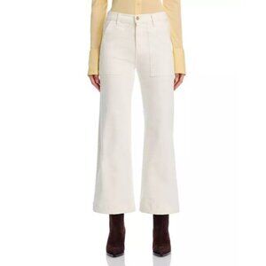 Ramy Brook Clifford Cropped Ankle Jeans in White Size 29 Made in USA $295